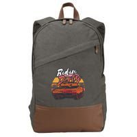 Ridin Dirty Army Cotton Canvas Backpack