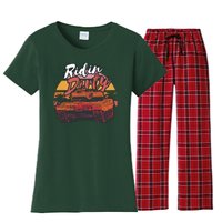 Ridin Dirty Army Women's Flannel Pajama Set