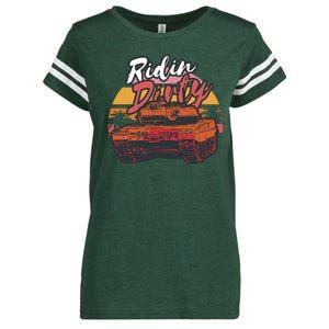 Ridin Dirty Army Enza Ladies Jersey Football T-Shirt