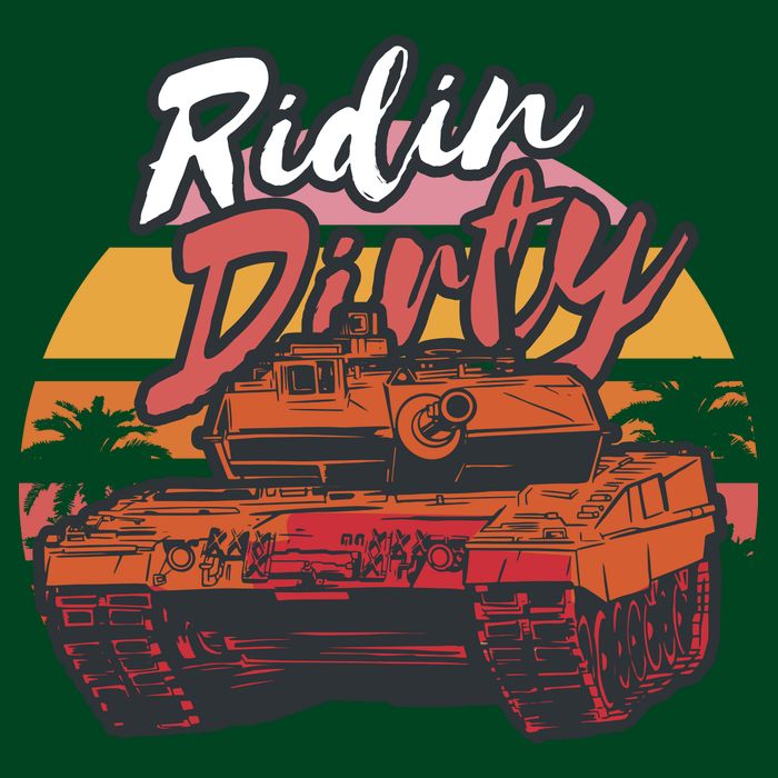 Ridin Dirty Army Premium T-Shirt