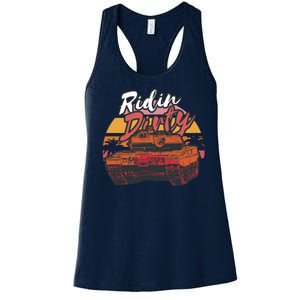 Ridin Dirty Army Women's Racerback Tank