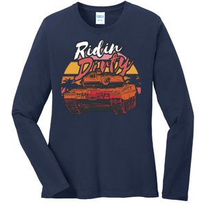 Ridin Dirty Army Ladies Long Sleeve Shirt