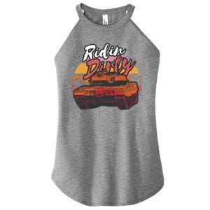 Ridin Dirty Army Women's Perfect Tri Rocker Tank