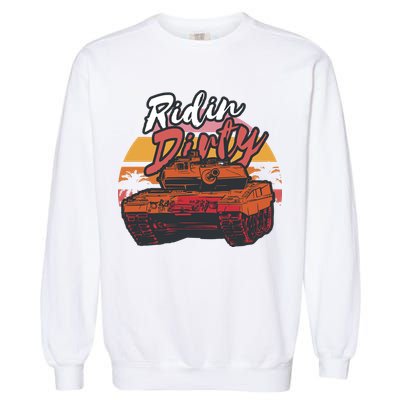 Ridin Dirty Army Garment-Dyed Sweatshirt