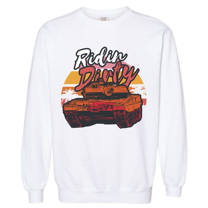 Ridin Dirty Army Garment-Dyed Sweatshirt