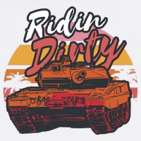 Ridin Dirty Army Garment-Dyed Sweatshirt