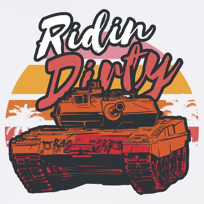 Ridin Dirty Army Garment-Dyed Sweatshirt
