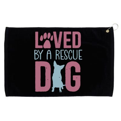 Rescue Dog Animal Adoption Rescue Dog Foster Lover Grommeted Golf Towel