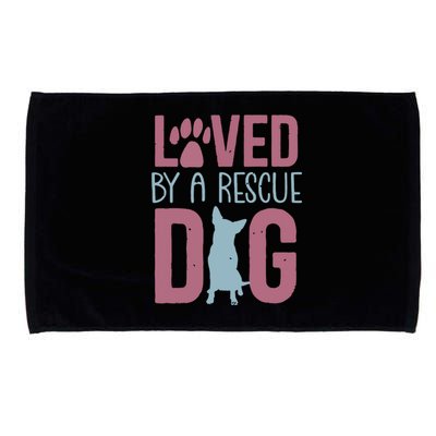 Rescue Dog Animal Adoption Rescue Dog Foster Lover Microfiber Hand Towel