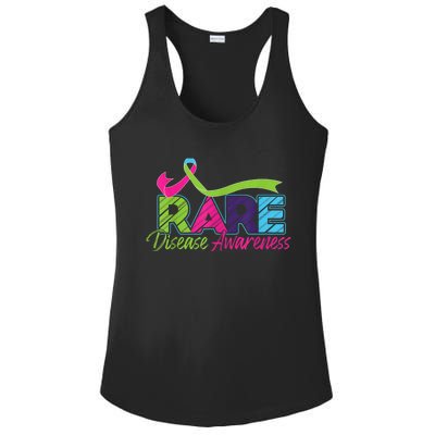 Rare Disease Awareness Rare Disease Day Warriors 2024 Ladies PosiCharge Competitor Racerback Tank