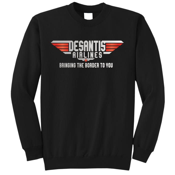 Ron DeSantis Airlines Top DeSantis Airlines Funny Meme Sweatshirt