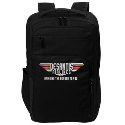 Ron DeSantis Airlines Top DeSantis Airlines Funny Meme Impact Tech Backpack