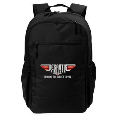 Ron DeSantis Airlines Top DeSantis Airlines Funny Meme Daily Commute Backpack