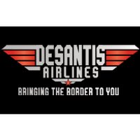 Ron DeSantis Airlines Top DeSantis Airlines Funny Meme Bumper Sticker