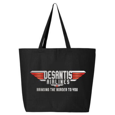 Ron DeSantis Airlines Top DeSantis Airlines Funny Meme 25L Jumbo Tote