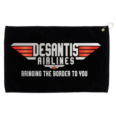 Ron DeSantis Airlines Top DeSantis Airlines Funny Meme Grommeted Golf Towel