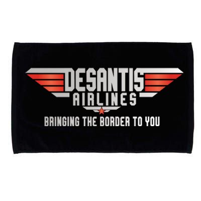 Ron DeSantis Airlines Top DeSantis Airlines Funny Meme Microfiber Hand Towel