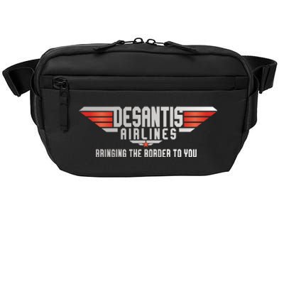 Ron DeSantis Airlines Top DeSantis Airlines Funny Meme Crossbody Pack