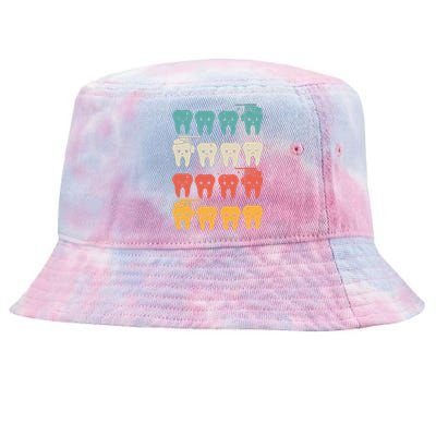 Retro Dental Assistant Tie-Dyed Bucket Hat