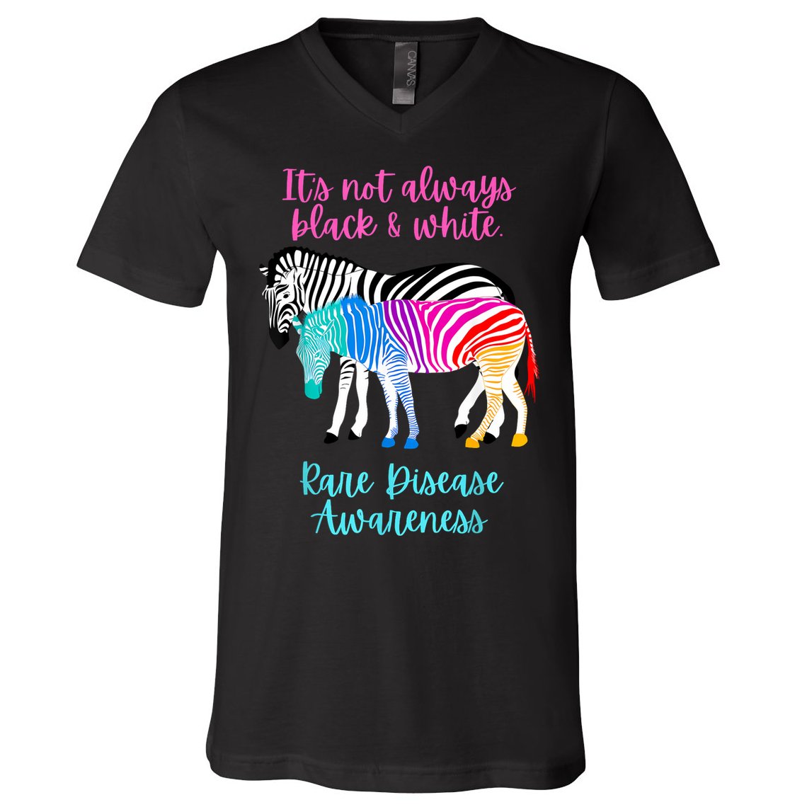 Rare Disease Awareness Proud Rare Disease Day 2025 V-Neck T-Shirt