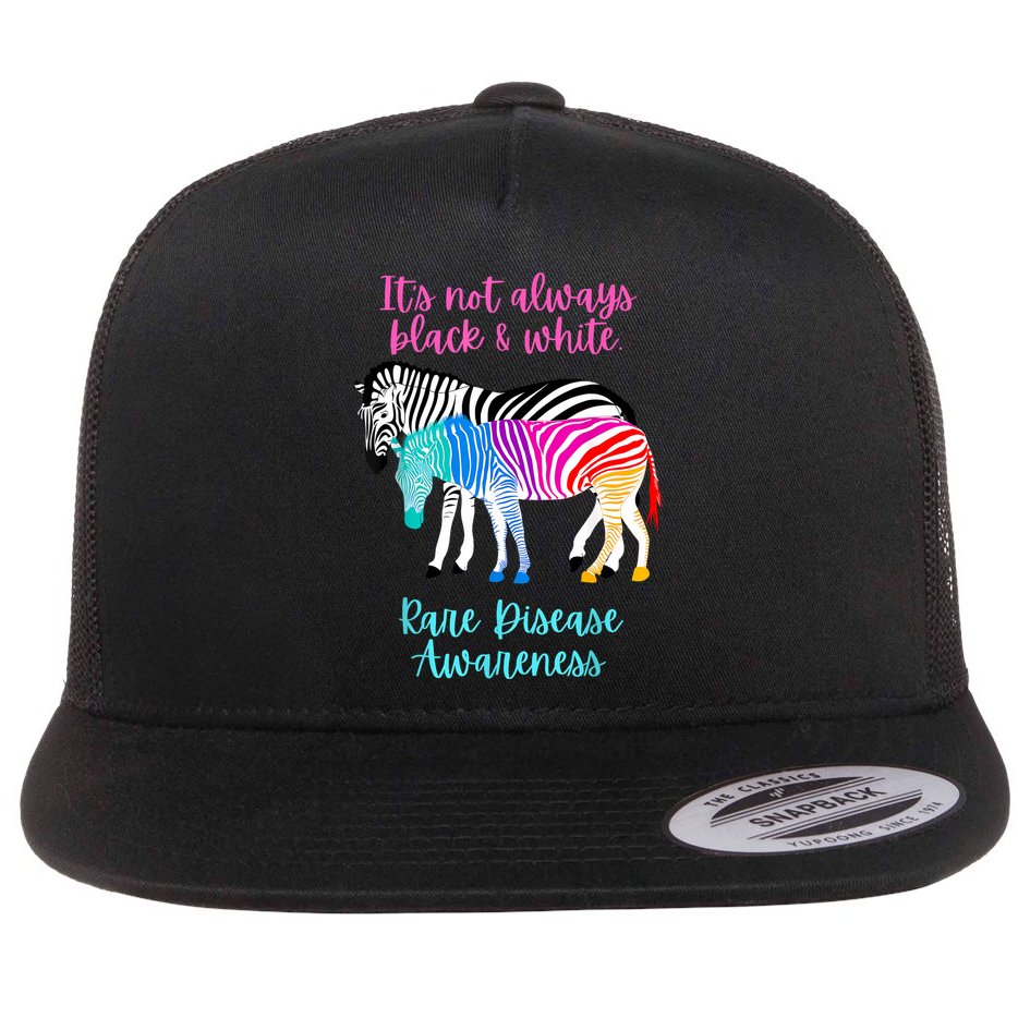 Rare Disease Awareness Proud Rare Disease Day 2025 Flat Bill Trucker Hat