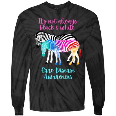 Rare Disease Awareness Proud Rare Disease Day 2025 Tie-Dye Long Sleeve Shirt