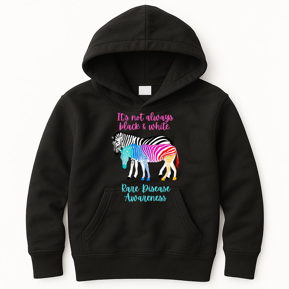 Rare Disease Awareness Proud Rare Disease Day 2025 Kids Hoodie