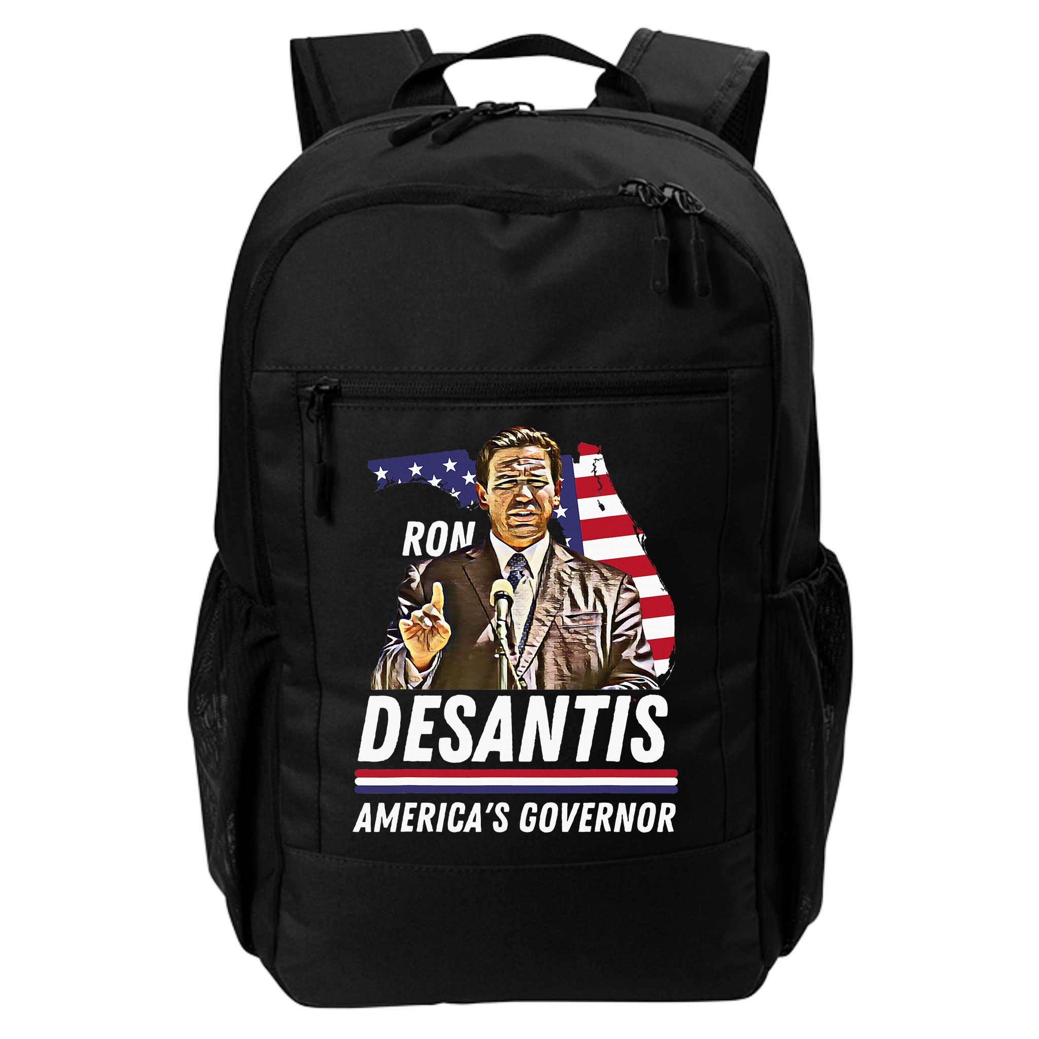 Ron Desantis AmericaS Governor Florida Us Flag Backpack