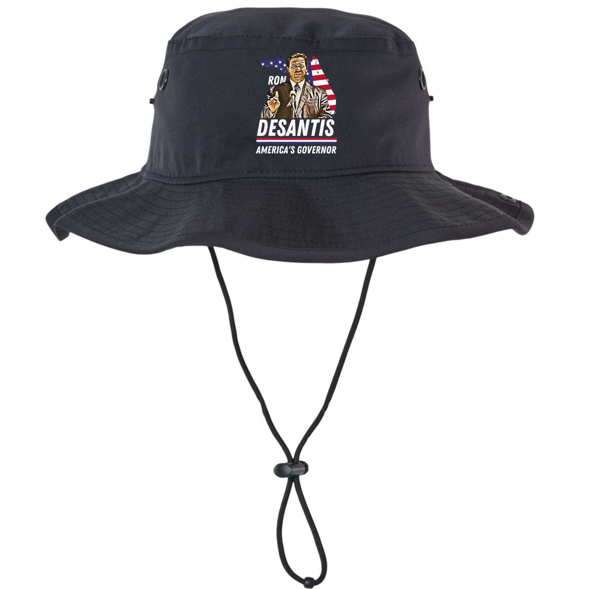 Ron Desantis AmericaS Governor Florida Us Flag Bucket Hat