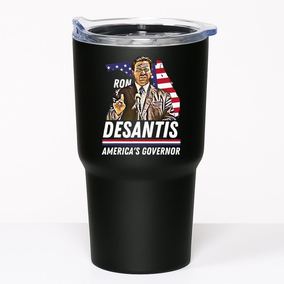 Ron Desantis AmericaS Governor Florida Us Flag Tumbler