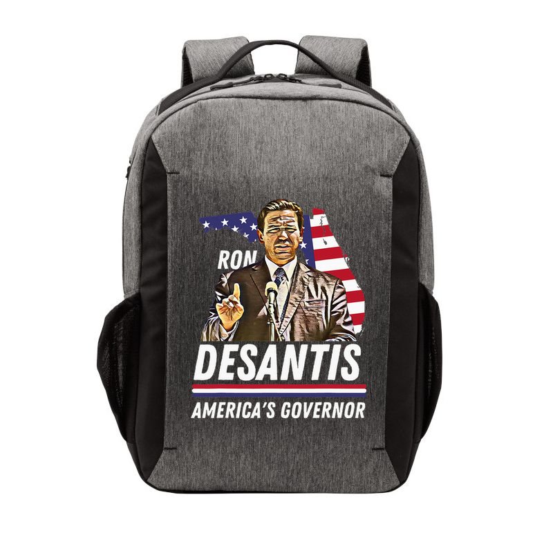 Ron Desantis AmericaS Governor Florida Us Flag Vector Backpack
