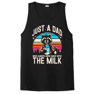 Raccoon Dad Always Came Back With The Milk PosiCharge Competitor Tank