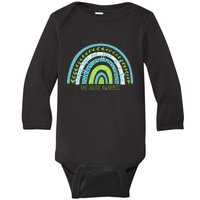 Rare Disease Awareness Finding Hope One Gene At A Time Baby Long Sleeve Bodysuit