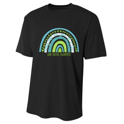 Rare Disease Awareness Finding Hope One Gene At A Time Performance Sprint T-Shirt