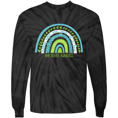 Rare Disease Awareness Finding Hope One Gene At A Time Tie-Dye Long Sleeve Shirt