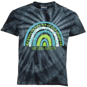 Rare Disease Awareness Finding Hope One Gene At A Time Kids Tie-Dye T-Shirt