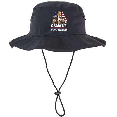 Ron Desantis AmericaS Governor Florida Us Flag Legacy Cool Fit Booney Bucket Hat