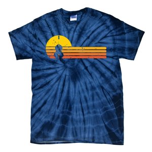 Retro Double Bass Jazz Instruments Music Tie-Dye T-Shirt