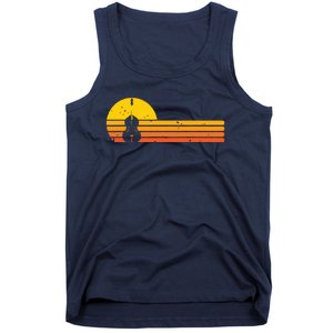 Retro Double Bass Jazz Instruments Music Tank Top