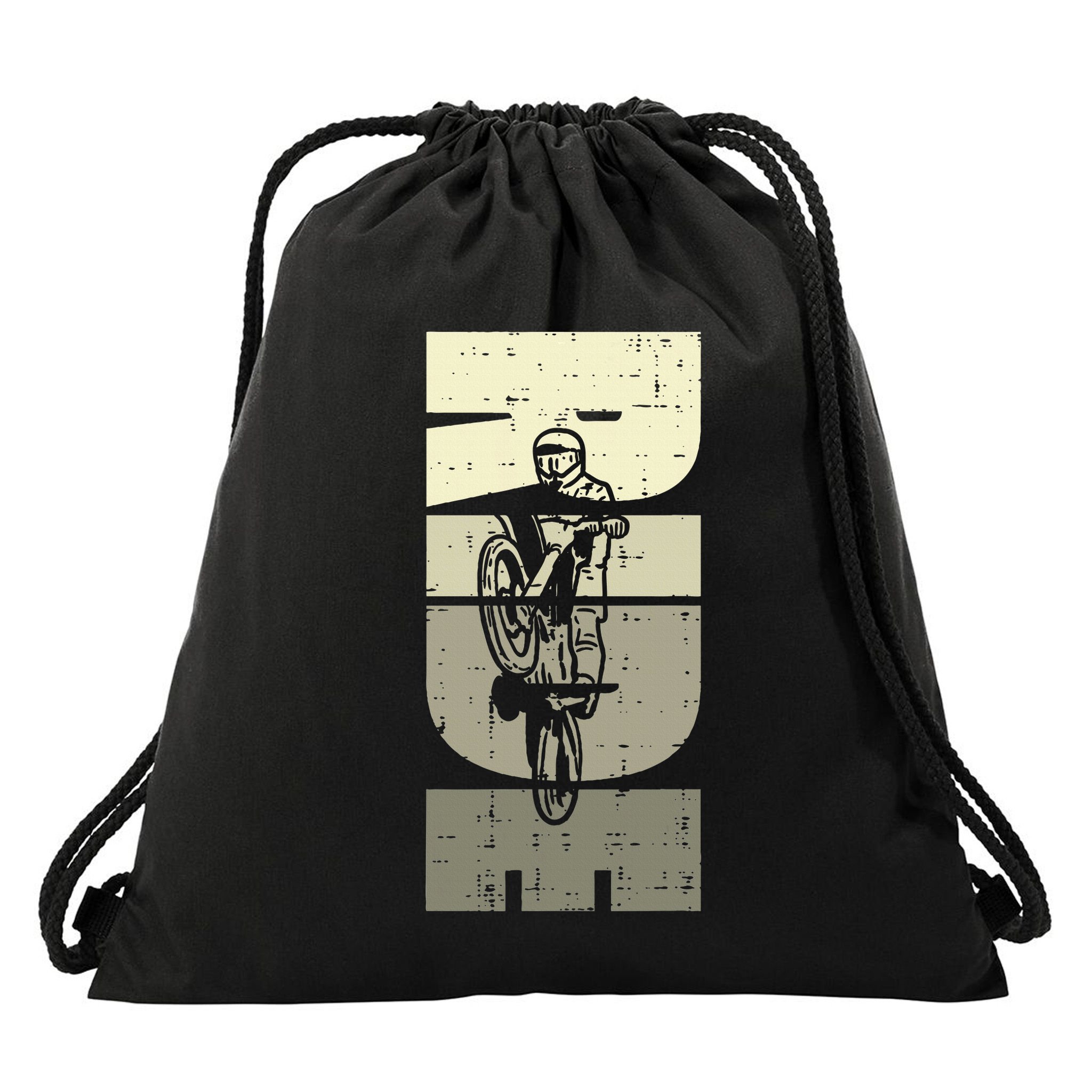 Ride Dirt Bike Motocross Motorcycle Biker Drawstring Bag