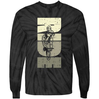Ride Dirt Bike Motocross Motorcycle Biker Tie-Dye Long Sleeve Shirt