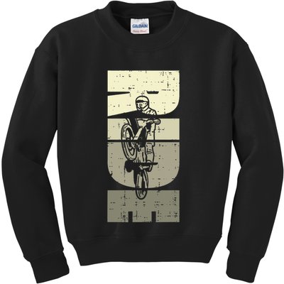 Ride Dirt Bike Motocross Motorcycle Biker Kids Sweatshirt