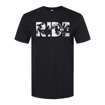 Ride Dirt Bike Rider Motocross Enduro Dirt Biking Softstyle® CVC T-Shirt