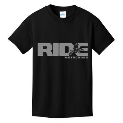 Ride Dirt Bike Motocross Apparel Motocross Dirt Bike Kids T-Shirt