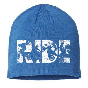 Ride Dirt Bike Rider Motocross Enduro Dirt Biking Sustainable Beanie