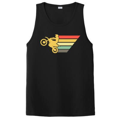 Retro Dirt Bike Rider Vintage MX Motocross Supercross PosiCharge Competitor Tank