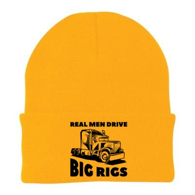 Real Drive Big Rigs For A Trucker Gift Knit Cap Winter Beanie