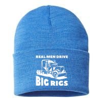 Real Drive Big Rigs For A Trucker Gift Sustainable Knit Beanie