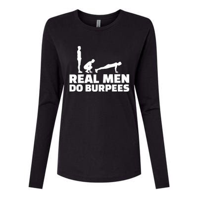 Real Do Burpees Gift Womens Cotton Relaxed Long Sleeve T-Shirt