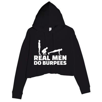 Real Do Burpees Gift Crop Fleece Hoodie